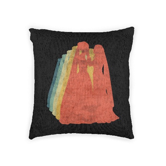 Lesbian Couple Romantic Wedding Wife Retro Woven Pillows