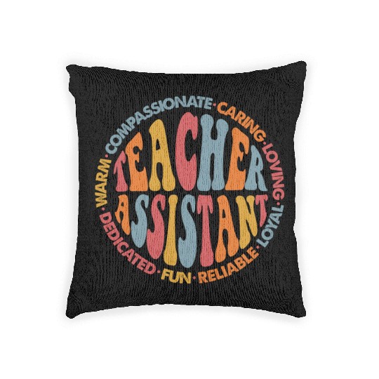 Teacher Assistant Woven Pillows