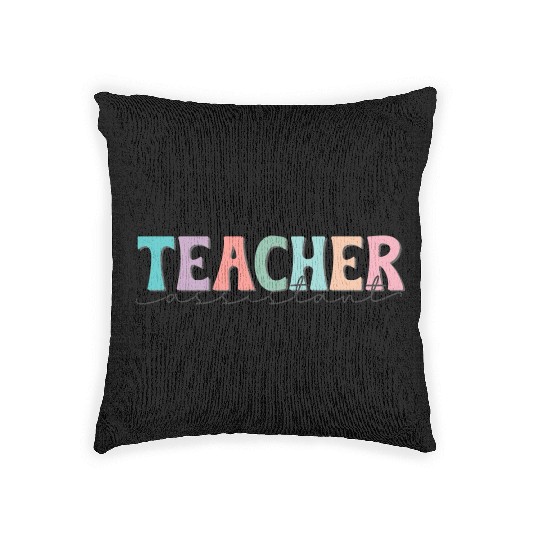 Teacher Assistant Woven Pillows