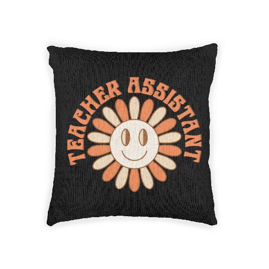 Teacher Assistant Woven Pillows