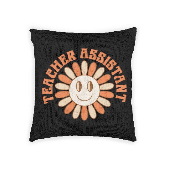 Teacher Assistant Woven Pillows