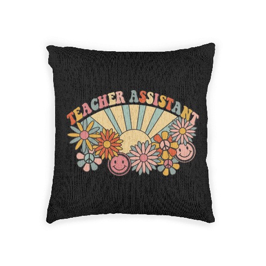 Teacher Assistant Woven Pillows