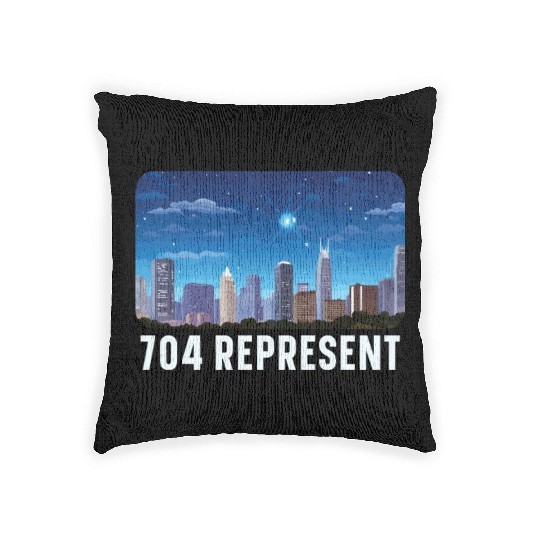 Charlotte North Carolina USA America United States Woven Pillows