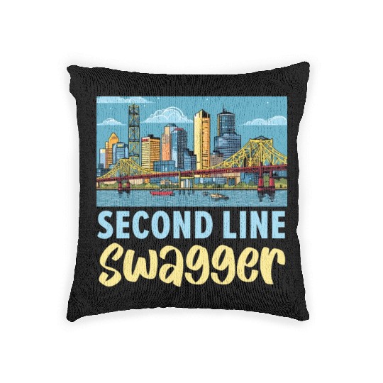 New Orleans Louisiana USA America United States Woven Pillows