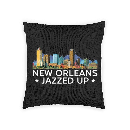 New Orleans Louisiana USA America United States Woven Pillows