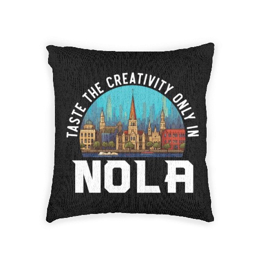 New Orleans Louisiana USA America United States Woven Pillows