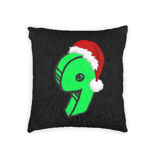 Age 9 Christmas Hat - Number Nine Woven Pillows