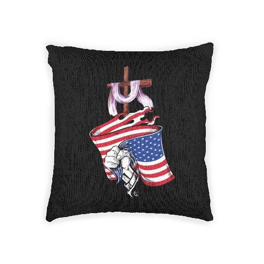God Who Gave Us Life Gave Us Liberty 01 Woven Pillows