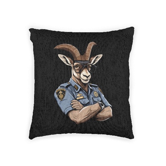 Police Capricorn Woven Pillows