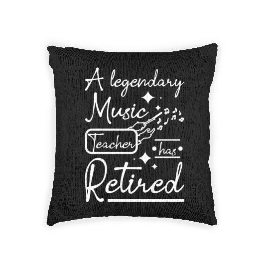 A legendary music teacher has retired Woven Pillows