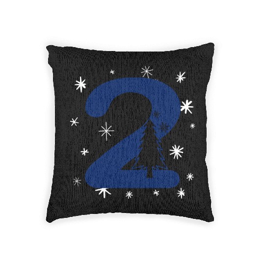 Second Christmas Number 2 - Nr. Two Woven Pillows