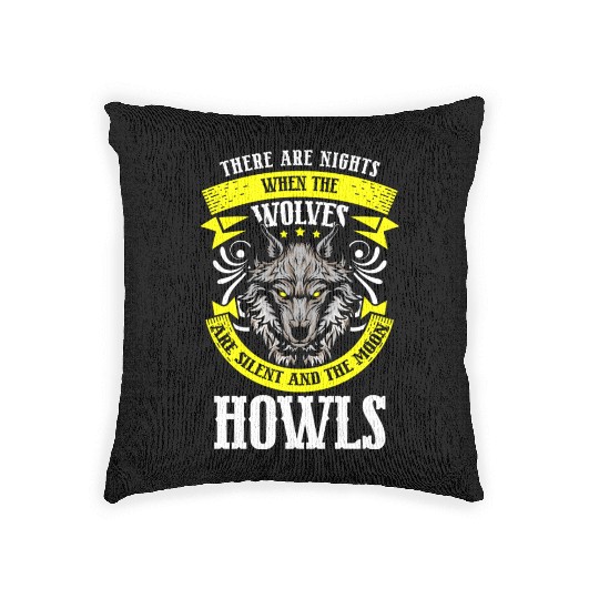 Wolf Pack Wilderness Alpha Woven Pillows