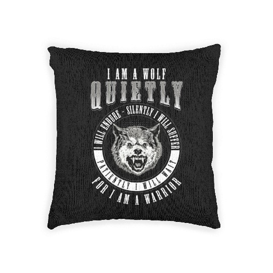 Wolves Forest Wilderness Predator Woven Pillows