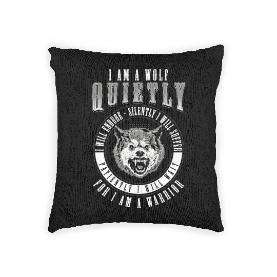 Wolves Forest Wilderness Predator Woven Pillows