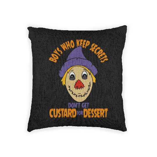 Corey Cunningham Scarecrow Mask Woven Pillows