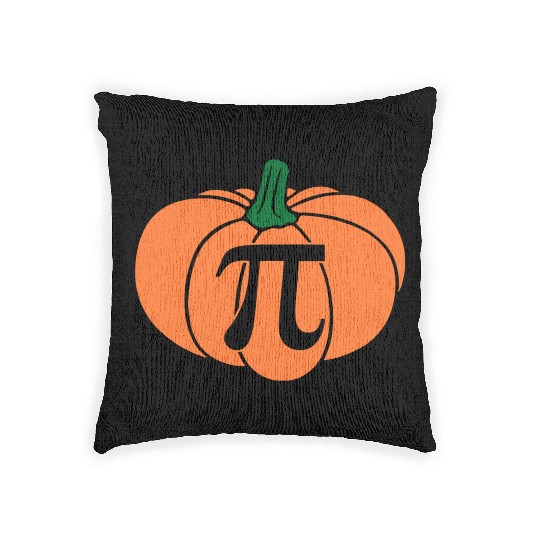 Pumpkin Pie Pi Math Teacher Thanksgiving Pi Day Woven Pillows