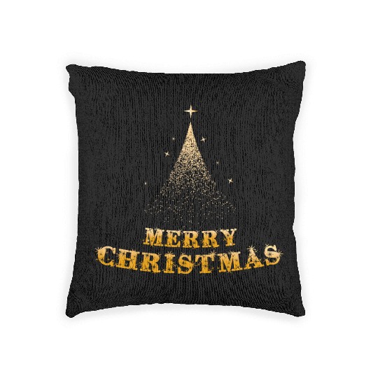 Merry Christmas Woven Pillows