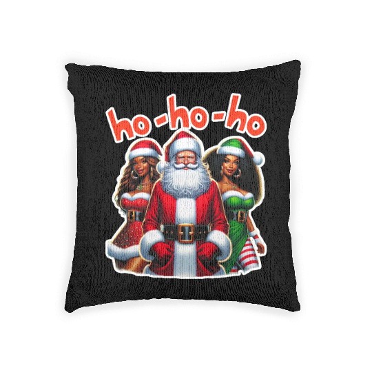 Ho-Ho-Ho Woven Pillows