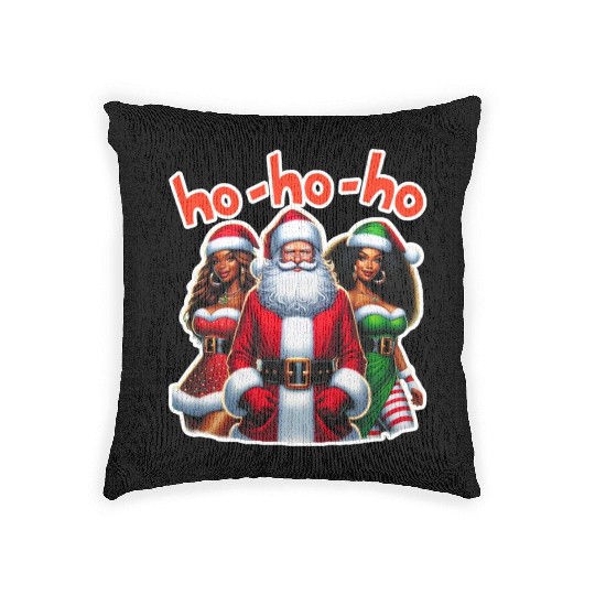 Ho-Ho-Ho Woven Pillows