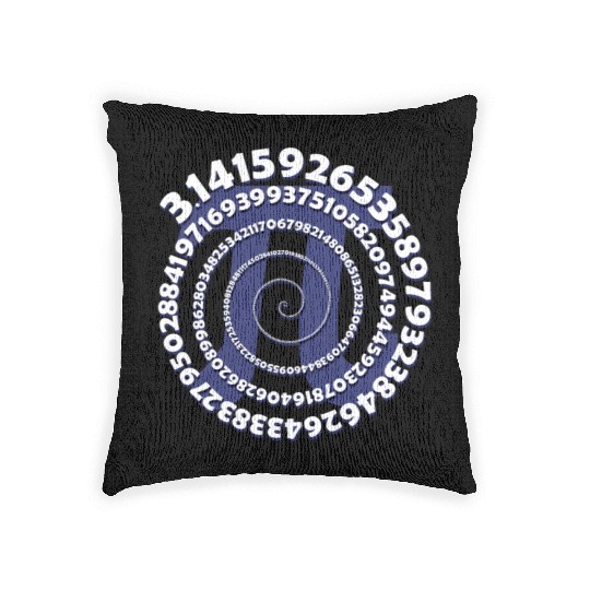 3.14 Math Teacher Pi National Day Woven Pillows Geek Nerd