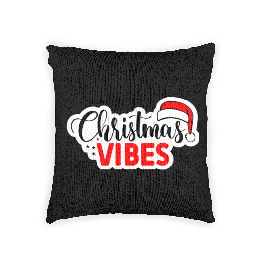 Christmas Vibes Unisex Garment Woven Pillows