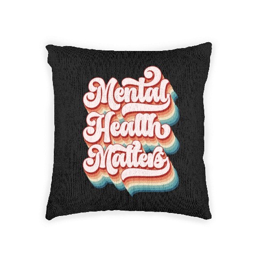 Mental Health Matters Woven Pillows