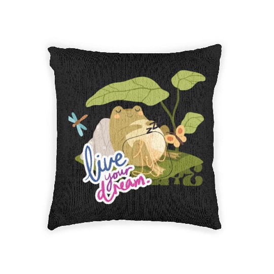 big frog Dream Woven Pillows