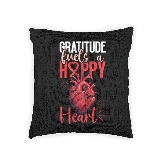 Healthy Heart Beat February Cardiac Awareness Woven Pillows