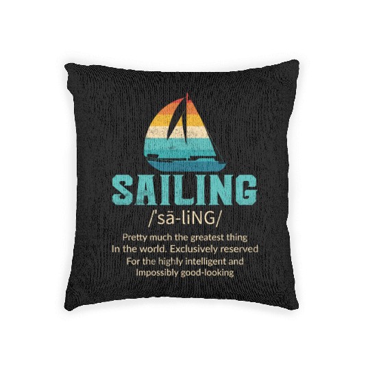 Sailing Definition Woven Pillows Unisex Sailing Woven Pillows