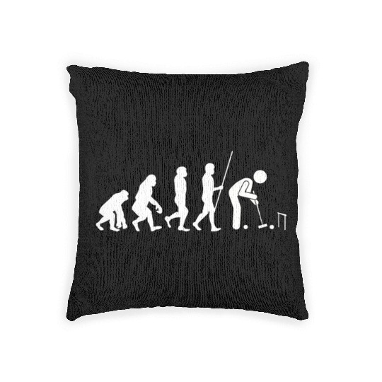 Lawn Game - Golf Croquet Player Woven Pillows