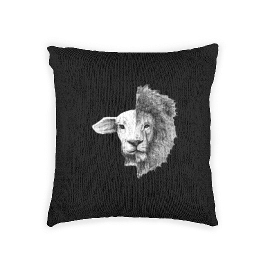 He Left A Lamb 4500 x 5400 px Woven Pillows