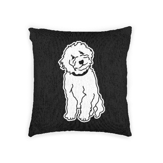 Goldendoodle Woven Pillows