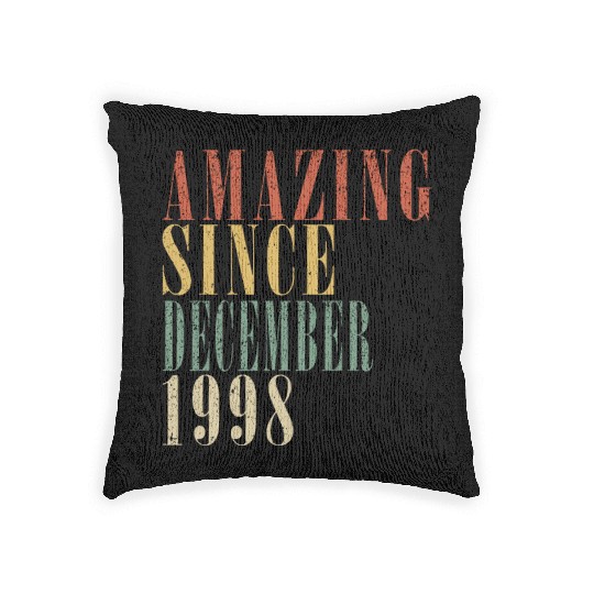 December 1998 Anniversary December 1998 December Woven Pillows