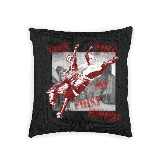 This Ant My First Rodeo Woven Pillows