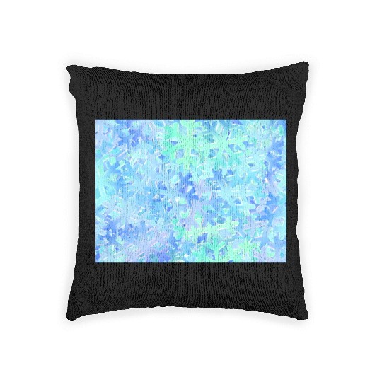 Crystal Snowflake Pattern Woven Pillows