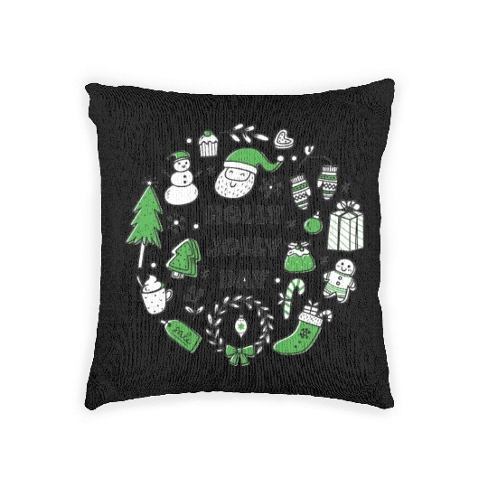 Holly Jolly Day Woven Pillows