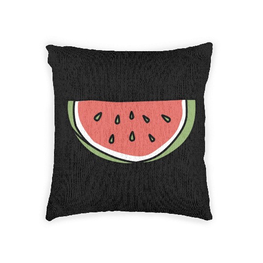 Fresh Slice Watermelon Lover Woven Pillows