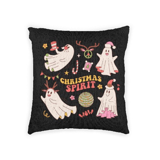 CHRISTMAS SPIRIT Woven Pillows