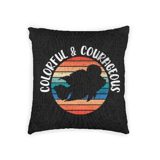 Flowerhorn Fish Lover Freshwater Aquarium Fish Woven Pillows