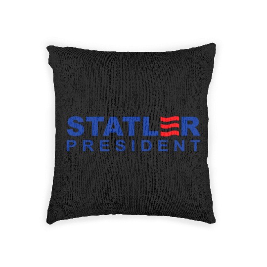Statler and Waldorf For President Woven Pillows