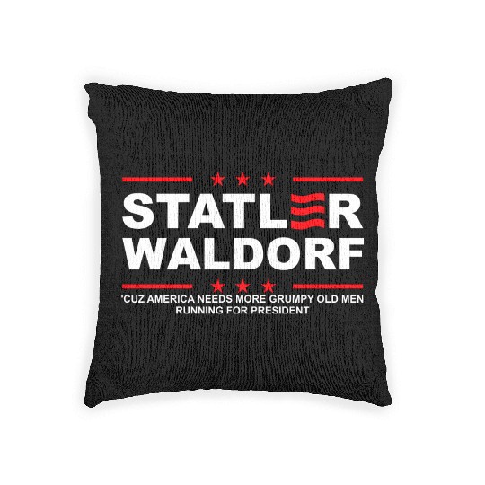 Statler and Waldorf Woven Pillows
