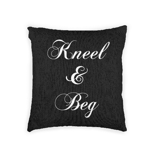 Kneel Beg Bdsm Dominatrix Kinky Domme Fuck Role Pl Woven Pillows