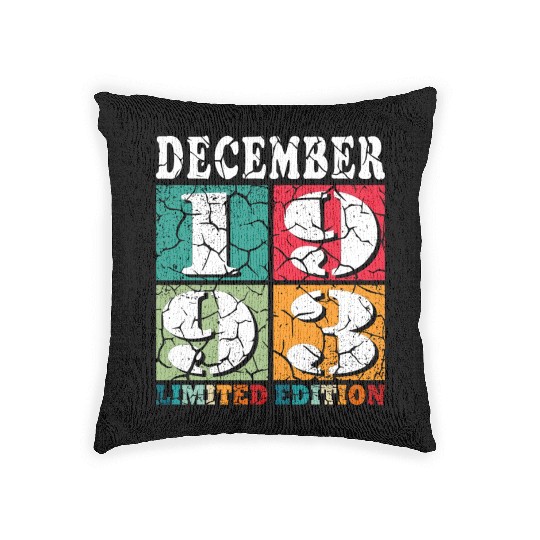 December 1993 Anniversary December 1993 December Woven Pillows