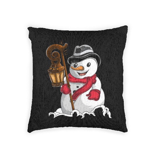 Winter Snow Woven Pillows