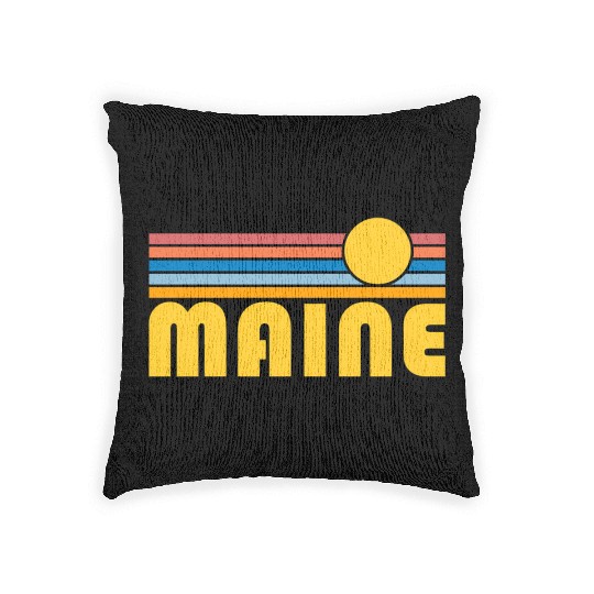 Maine Sunset Maine Woven Pillows