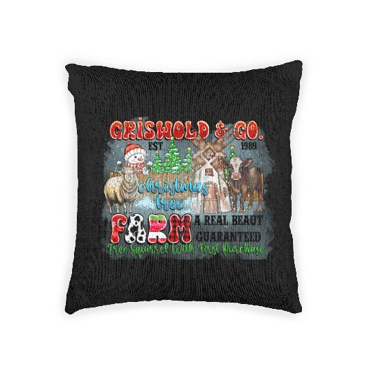 Griswold Go Christmas Tree Woven Pillows