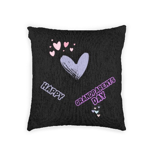 Happy Grandparents Day Woven Pillows