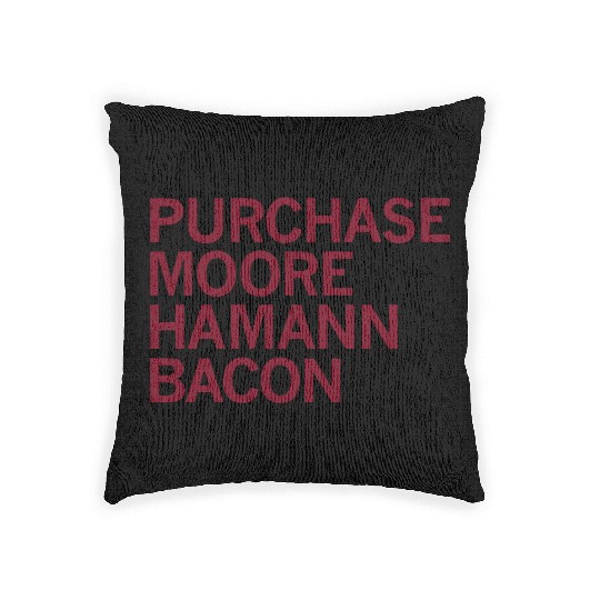 Purchase More Haman Bacon Woven Pillows lowa Players state