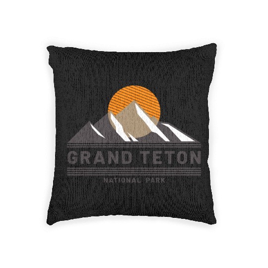 Grand Teton National Park Woven Pillows