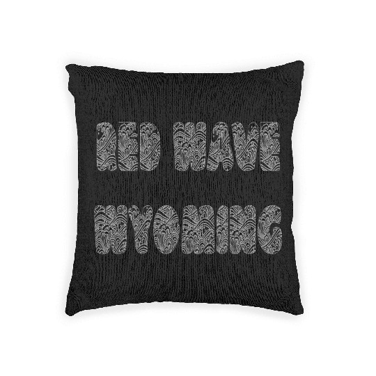 Red Wave Wyoming Woven Pillows